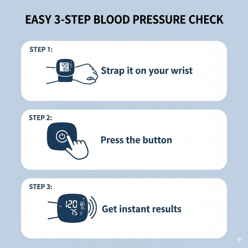 Wrist Blood Pressure Monitor
