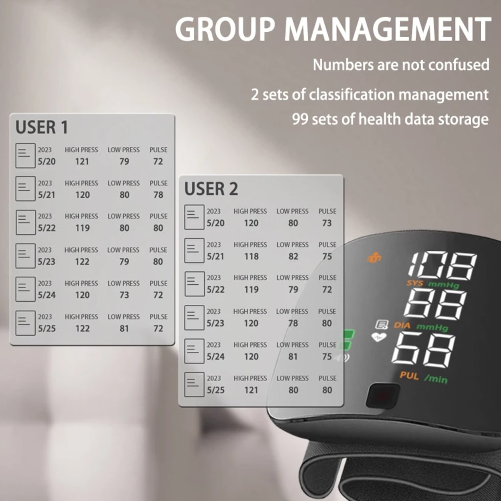 Wrist Blood Pressure Monitor